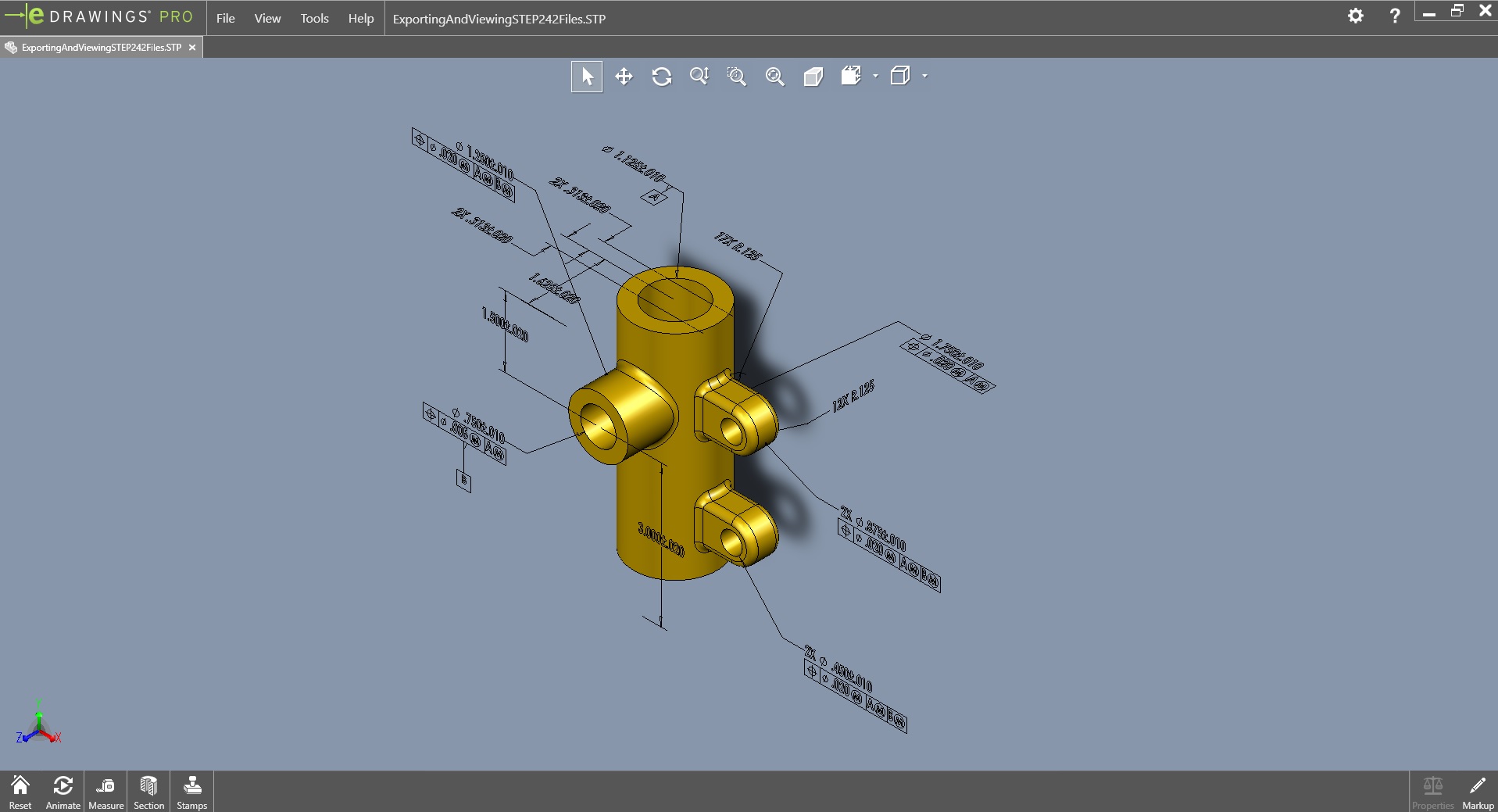 , SOLIDWORKS: Exporting and Viewing STEP 242 Files