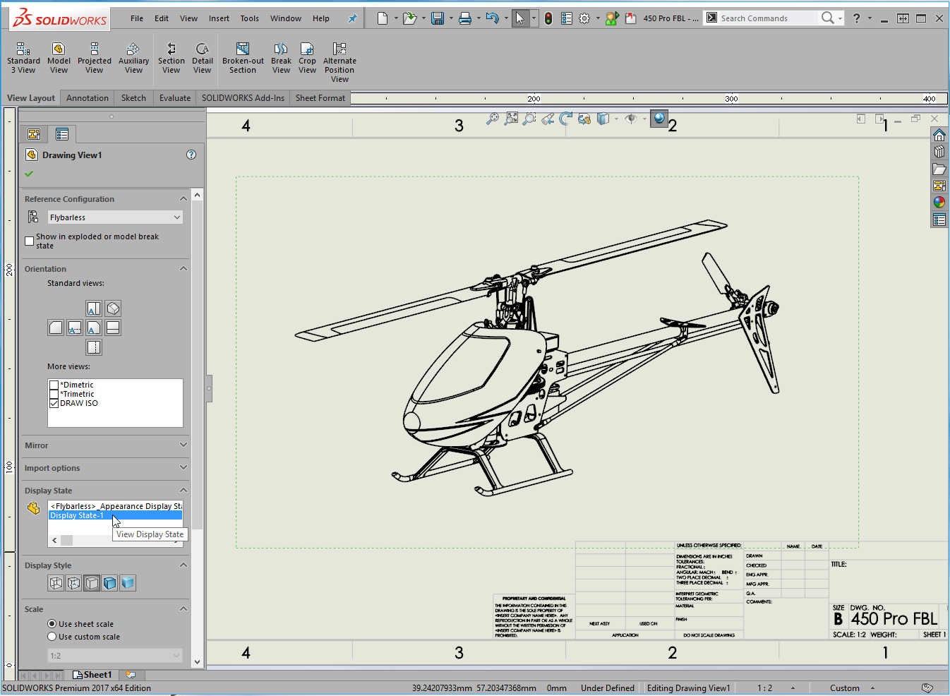 How To Change Drawing Template In Solidworks