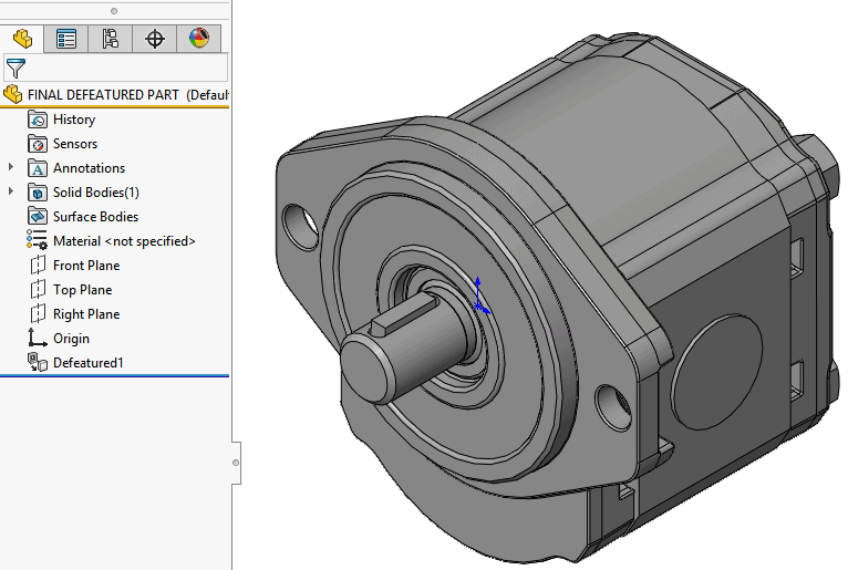 Defeature FINAL GEOMETRY