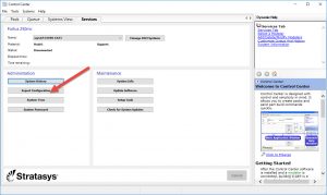, Obtaining a .CFG file from a Stratasys FDM Printer