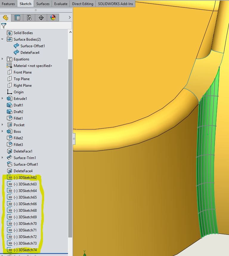 , SOLIDWORKS – WHAT IS FACE CURVE?