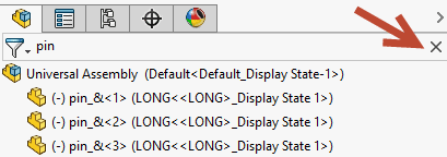 , SOLIDWORKS: Filtering the FeatureManager Design Tree