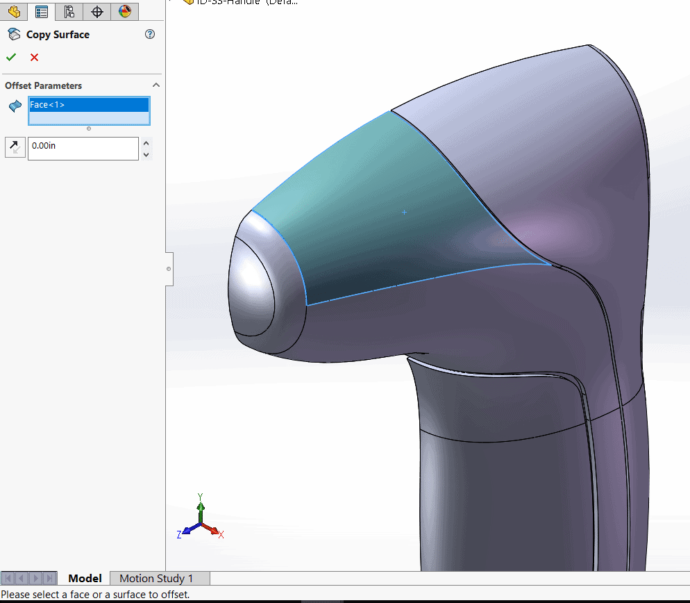 , Wondering how to copy a surface in SOLIDWORKS?