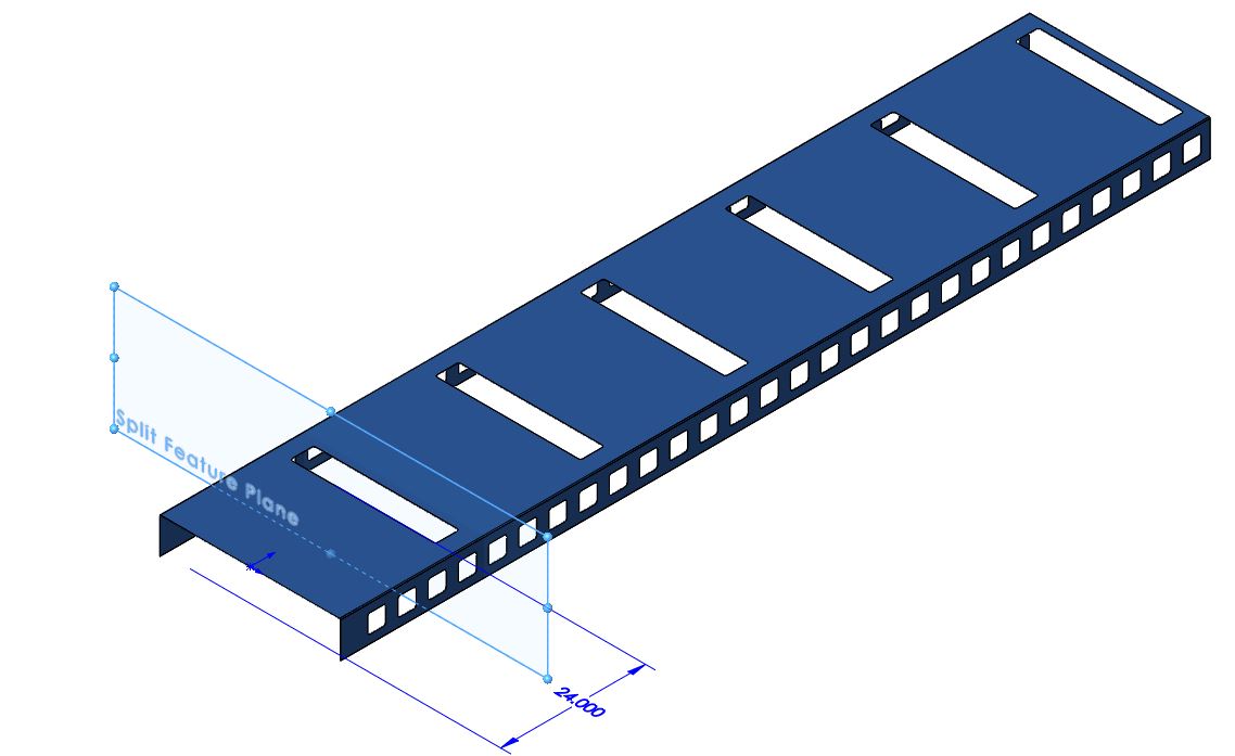 , Using SOLIDWORKS ‘Split’ Feature with SOLIDWORKS Sheet Metal