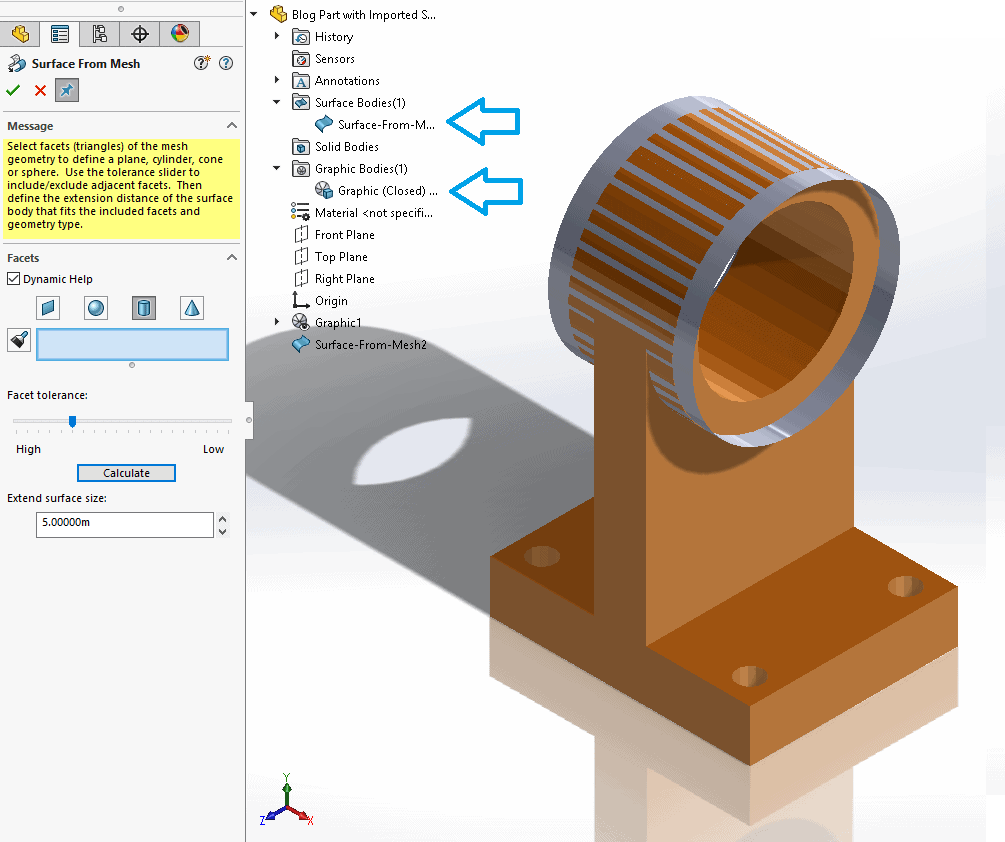 , SOLIDWORKS 2018 What’s New – Mesh Files – #SW2018