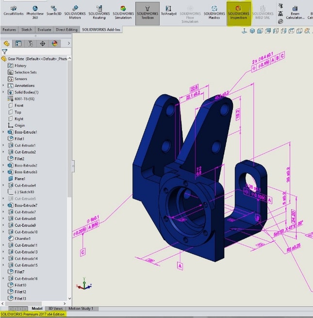 , SOLIDWORKS 2018 What’s New – SOLIDWORKS Inspection Add-in – #SW2018