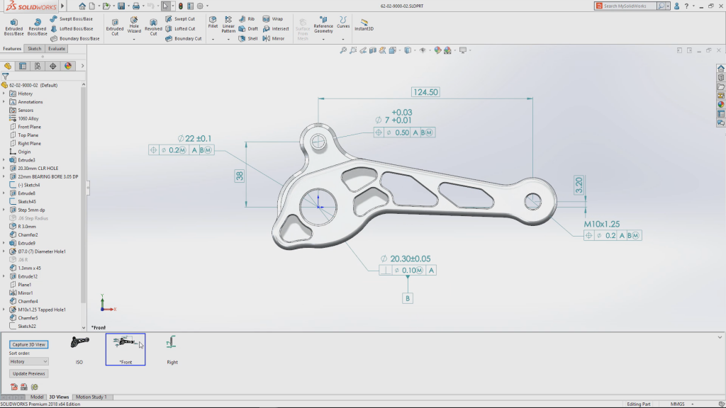 , SOLIDWORKS 2018 What&#8217;s New &#8211; Inserting a 3D View in a Drawing &#8211; #SW2018