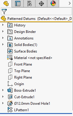 , SOLIDWORKS 2018 What’s New – Patterned Datums – #SW2018