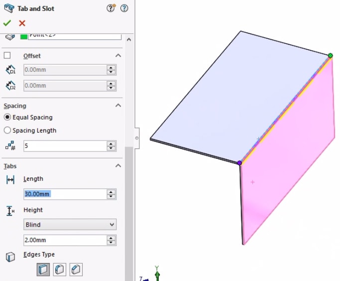 , SOLIDWORKS 2018 What’s New – Creating a Tab and Slot – #SW2018