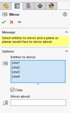 , SOLIDWORKS 2018 What’s New – Creating Mirrored Entities in 3D Sketch – #SW2018