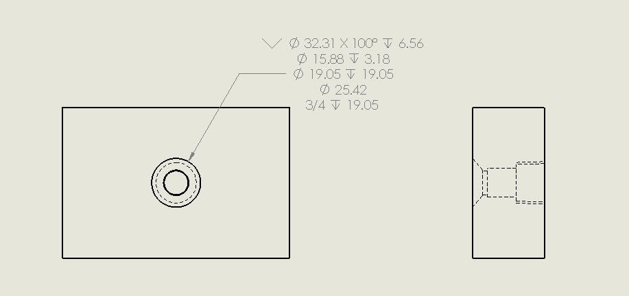 , SOLIDWORKS 2018 What’s New – Hole Callouts Supported in Advanced Hole Tool – #SW2018