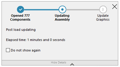 , SOLIDWORKS 2018 What’s New – Assembly Open Progress Indicator – #SW2018