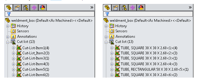 , SOLIDWORKS 2018 What’s New – Linking a Cut List Folder to a Custom Property – #SW2018