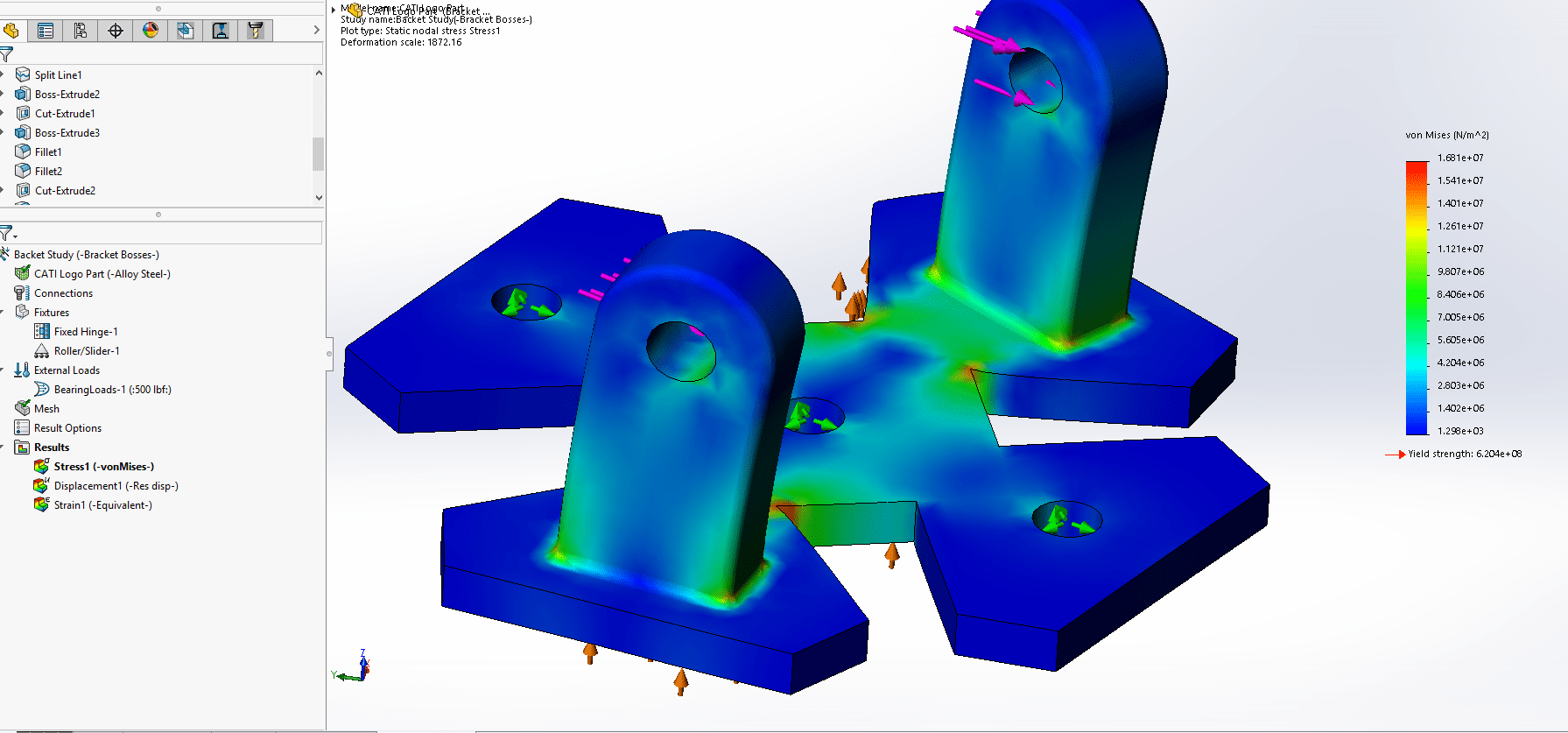 , SOLIDWORKS 2018 What’s New – SIMULATION-Import Study Features into Assemblies – #SW2018