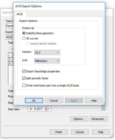 , SOLIDWORKS 2018 What&#8217;s New – Task Scheduler Supports Additional File Formats – #SW2018