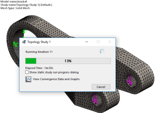 , SOLIDWORKS 2018 What’s New – Simulation Topology Study – #SW2018