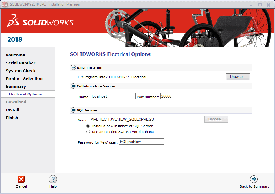 , SOLIDWORKS 2018 Installation Guide Part 3 – Electrical Installations