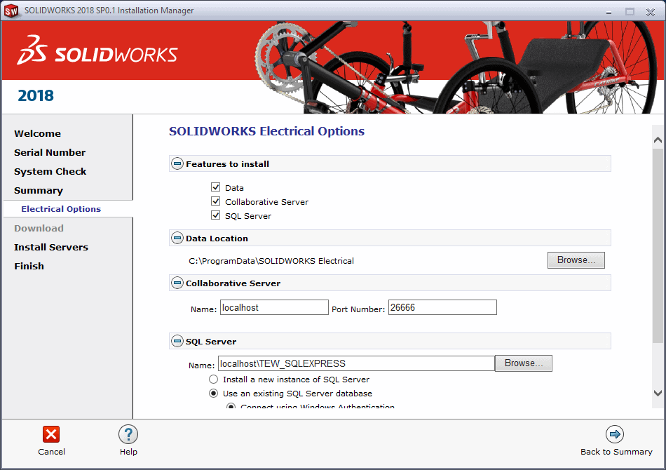 , SOLIDWORKS 2018 Installation Guide Part 3 – Electrical Installations