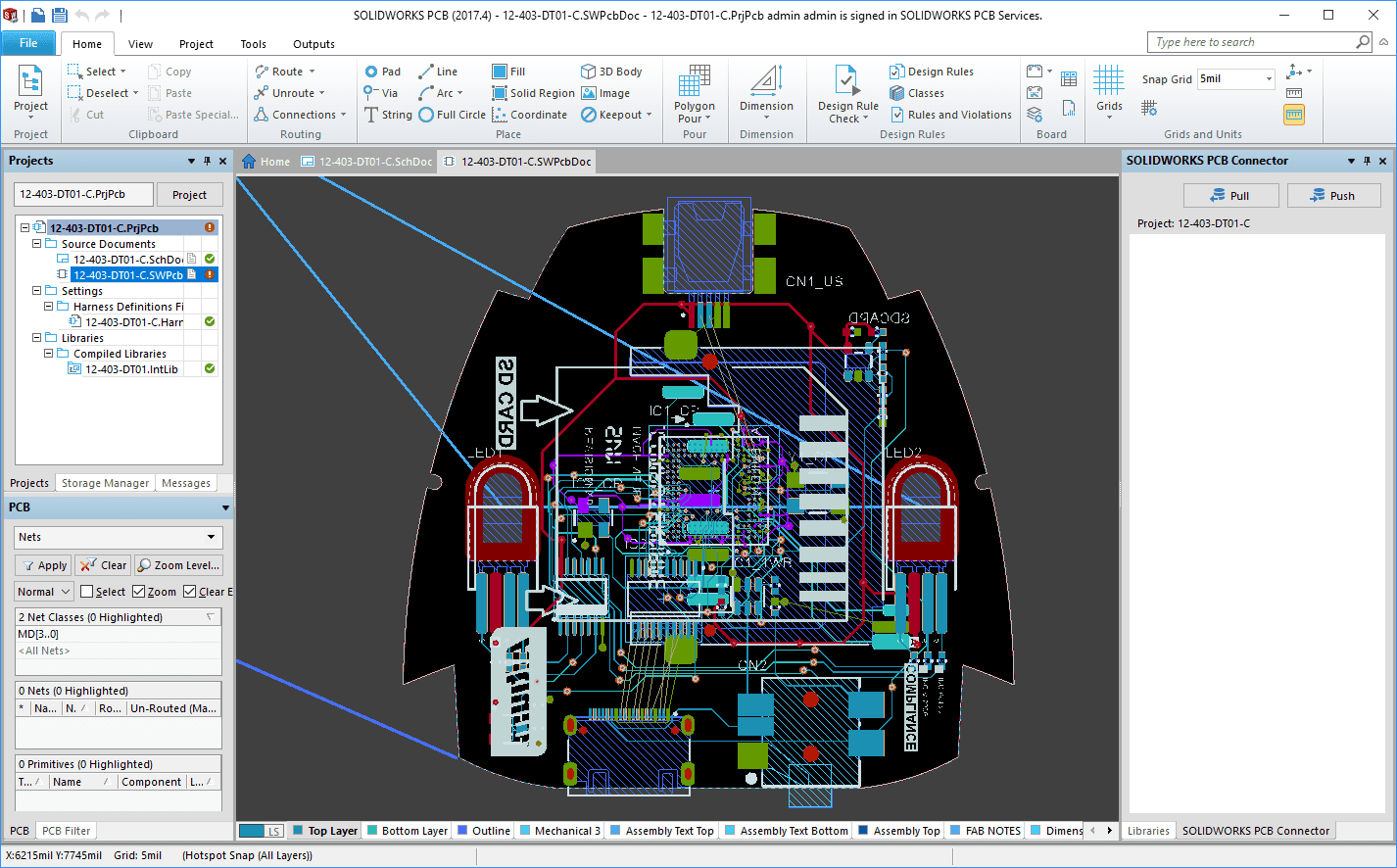 , SOLIDWORKS PCB 2017 – ECAD to MCAD and Back – Printed Circuit Board Design