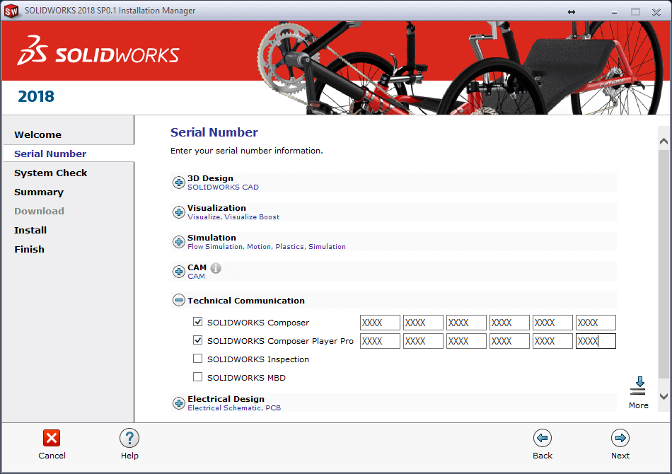 , SOLIDWORKS 2018 Installation Guide Part 4 – Composer, Plastics, Inspection, MBD and Simulation Installation