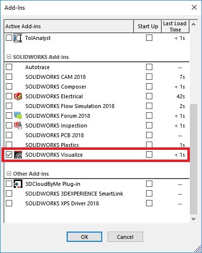 solidworks export, Exporting from SOLIDWORKS to Visualize using the Visualize Add-In