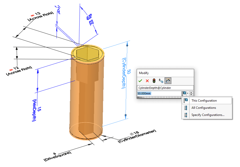 solidworks, SOLIDWORKS Configurations Part 1: Basics and Creating Configurations