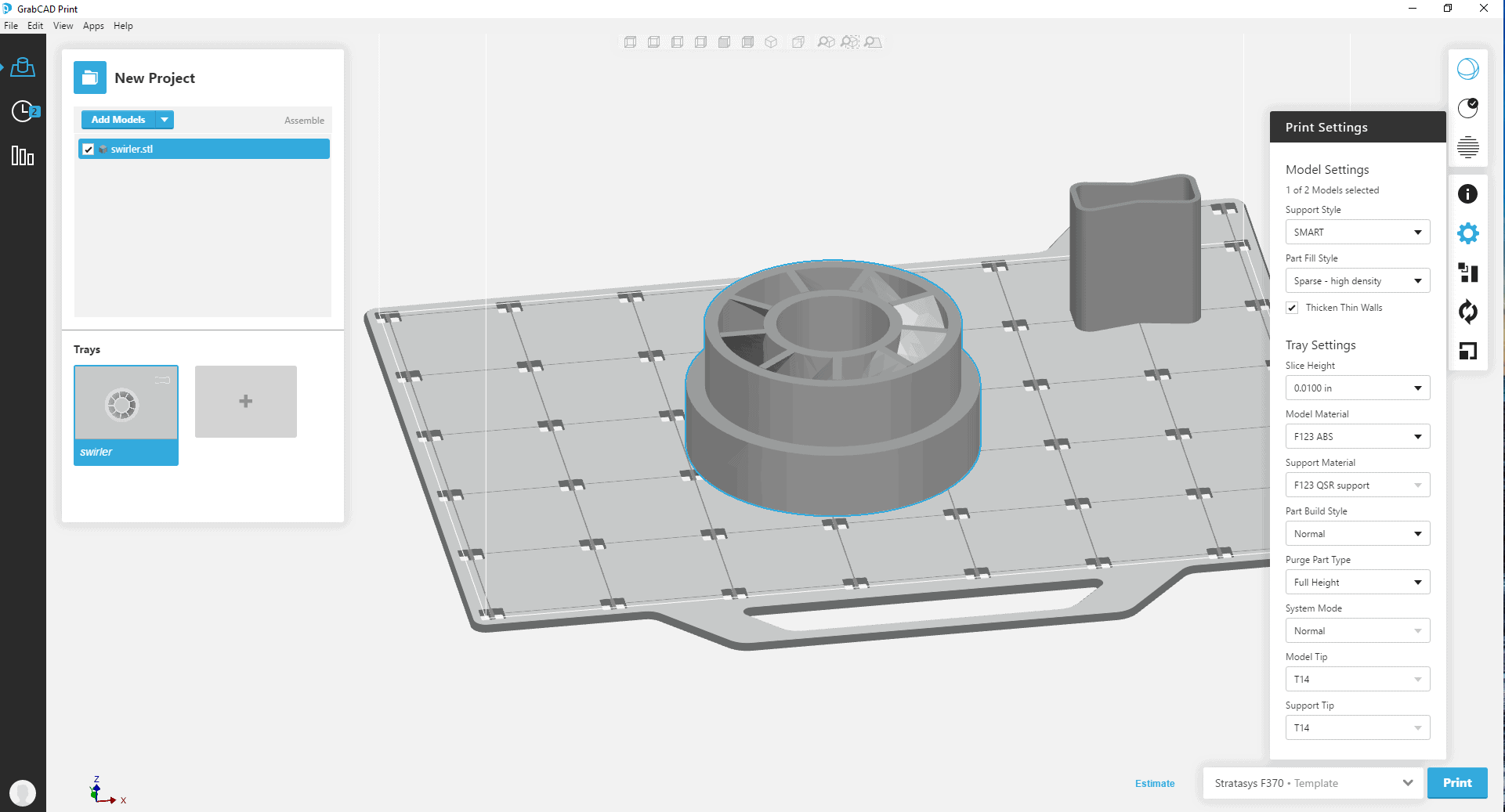 , Using GrabCAD Print for FDM Printers