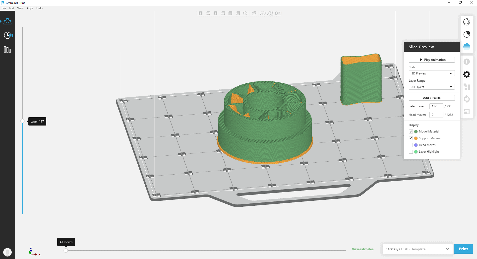 , Using GrabCAD Print for FDM Printers