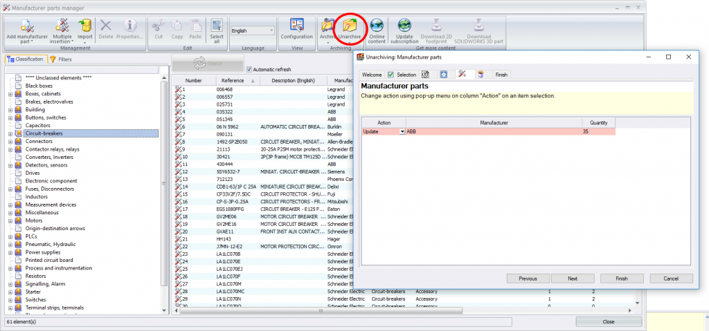 , Adding SOLIDWORKS Schematic Content &#8211; Electronic Content Portal