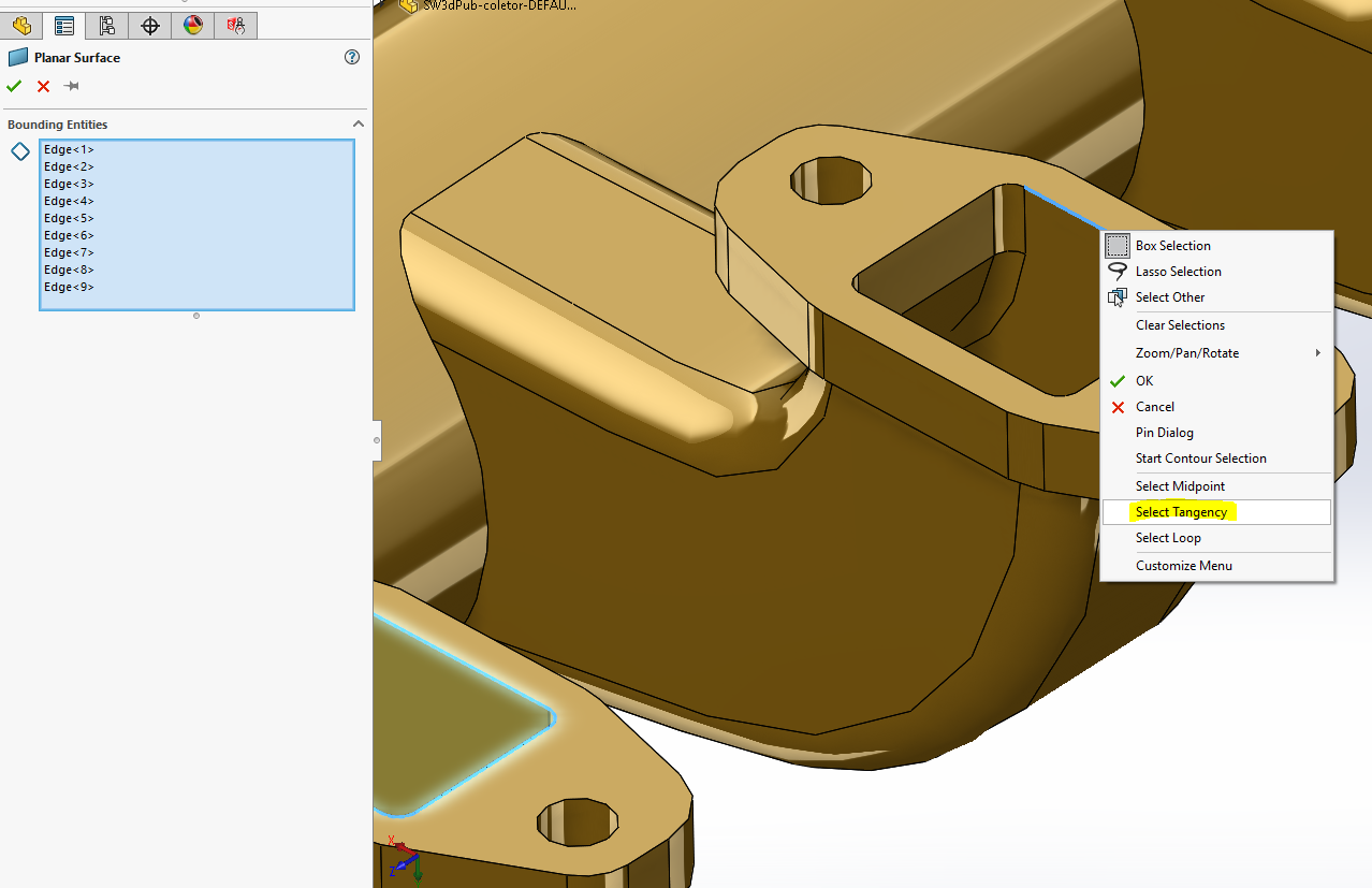 , SolidWorks &#8211; Creating Internal Volume &#8211; Intersect