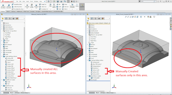 SOLIDWORKS Mold Tools