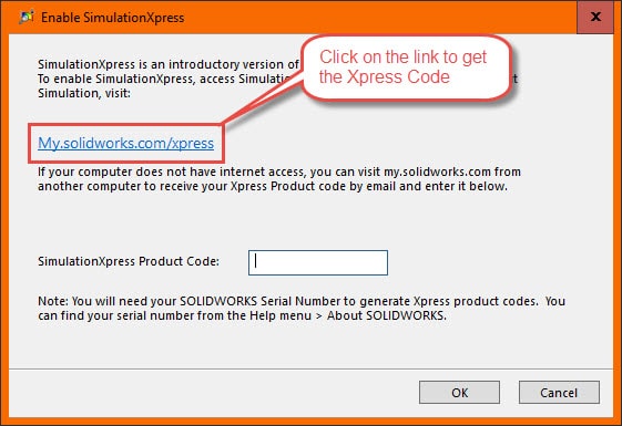simexpress simulationexpress solidworks free tool install step 2