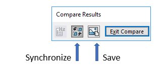 solidworks simulation compare results synchronize and save dialog