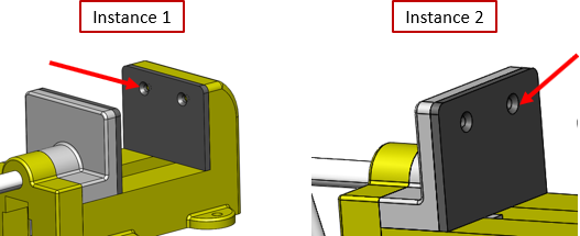 solidworks assembly hole series after placing the feature