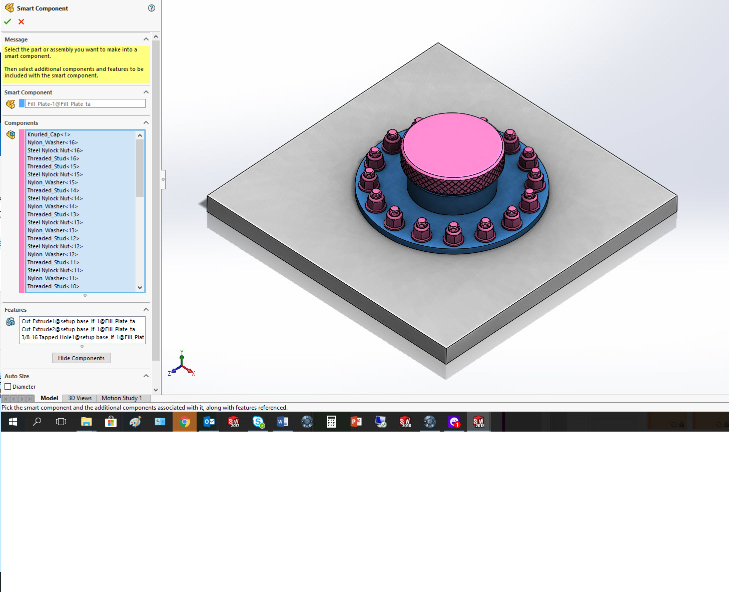 Smart Components interface for creating the smart component