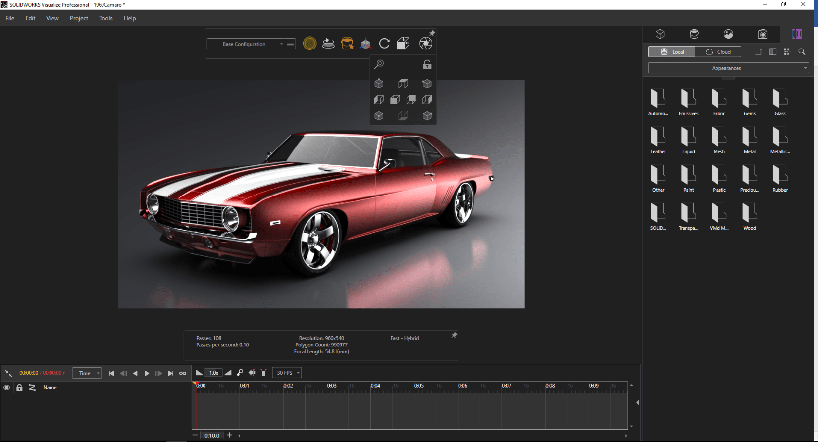 , Getting Started Creating Animations in SOLIDWORKS Visualize