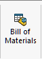 SOLIDWORKS MBD bill of materials command icon