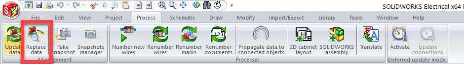 , SOLIDWORKS Electrical: Update &#038; Replace Data makes Schematic Updates Quick and Easy