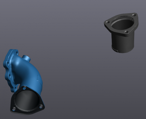 creaform 3d scanning mesh alignment example parts