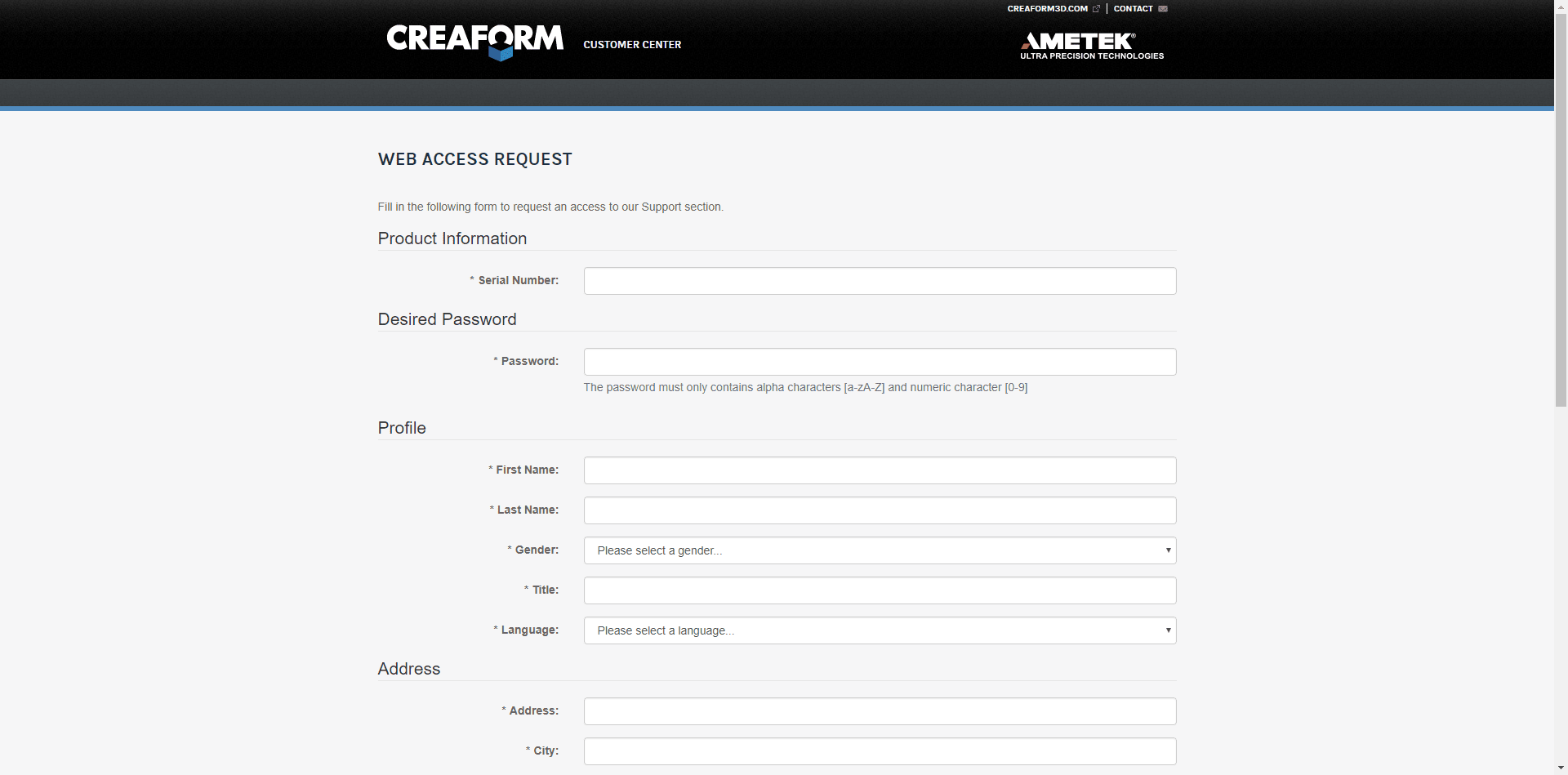 , Getting Started on Creaform&#8217;s Customer Center