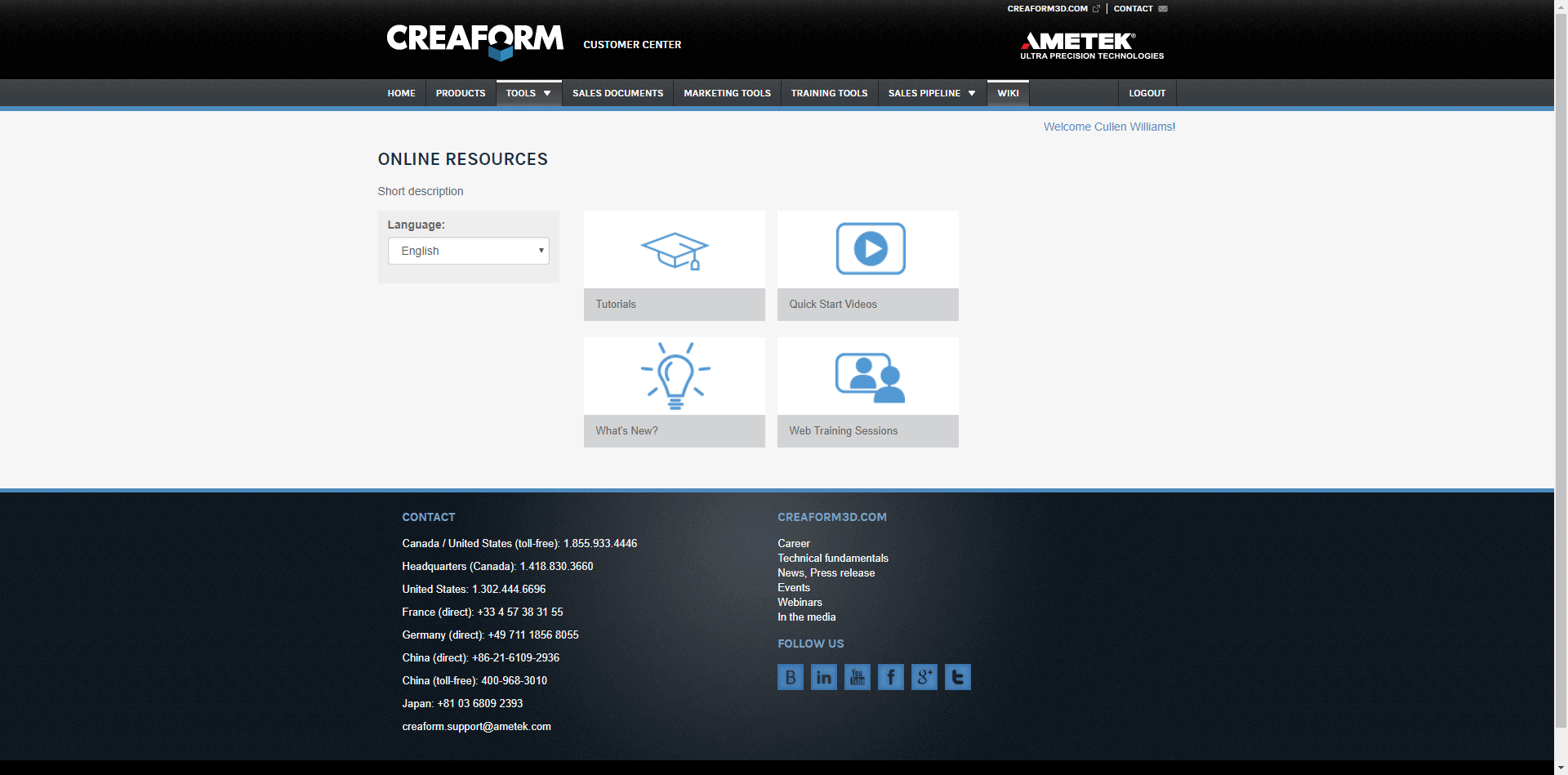 , Getting Started on Creaform&#8217;s Customer Center
