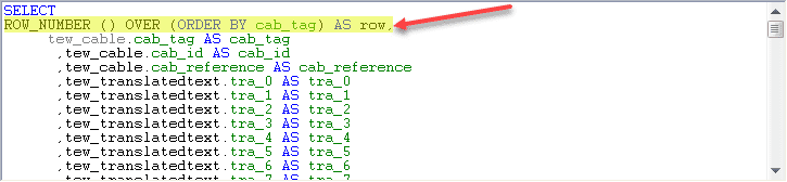 SOLIDWORKS Electrical Update SQL for Item Number column