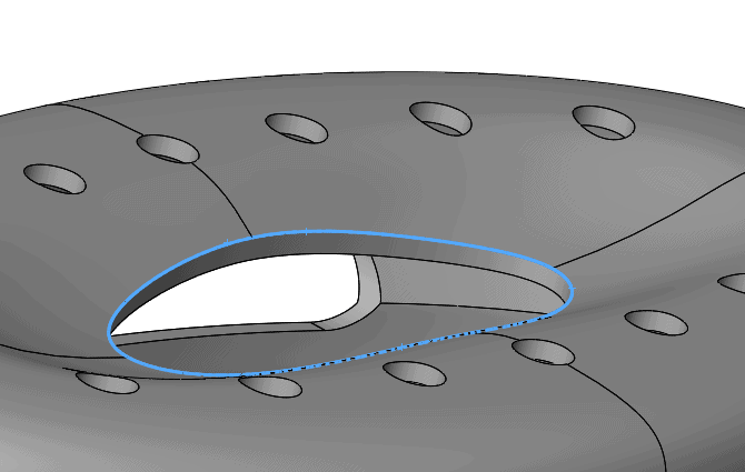 , SOLIDWORKS Flow Simulation: Lid creation for non-planar faces