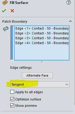 , SOLIDWORKS Flow Simulation: Lid creation for non-planar faces