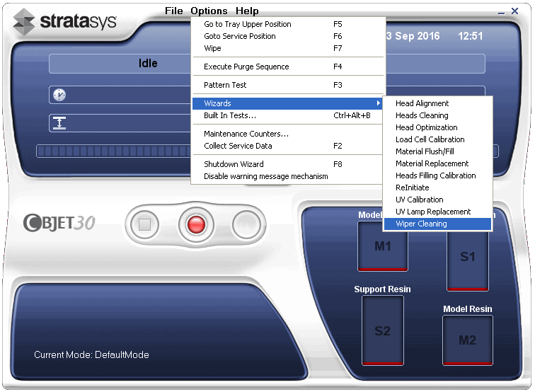 , Stratasys Objet Desktop Pattern Test