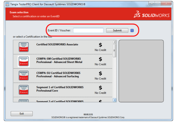 SOLIDWORKS Certification Exam