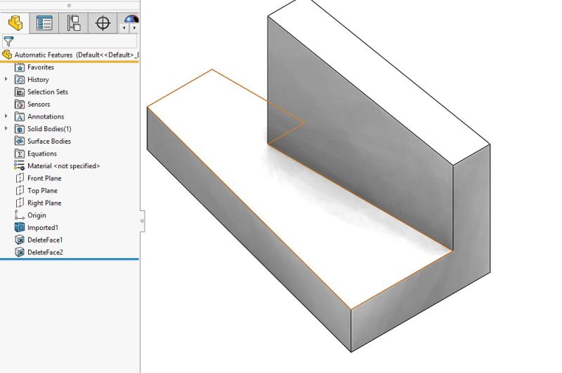 , SOLIDWORKS Delete Face Command Can Modify, Clean up and Improve Your Geometry