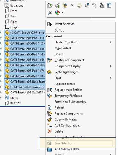 , Selection Sets and SOLIDWORKS Simulation