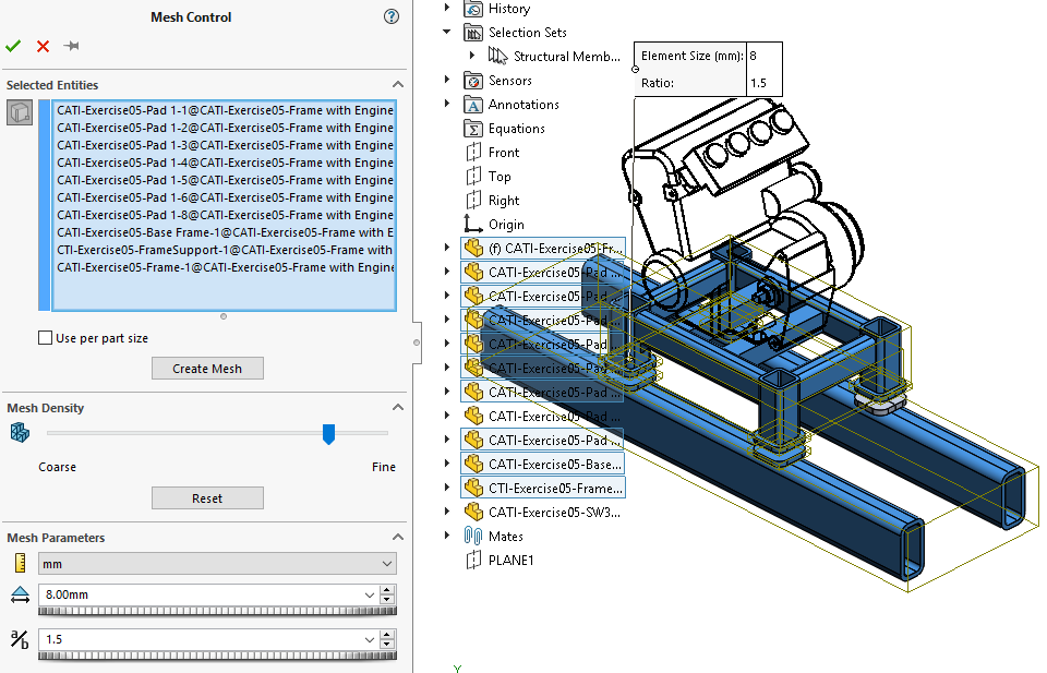 , Selection Sets and SOLIDWORKS Simulation