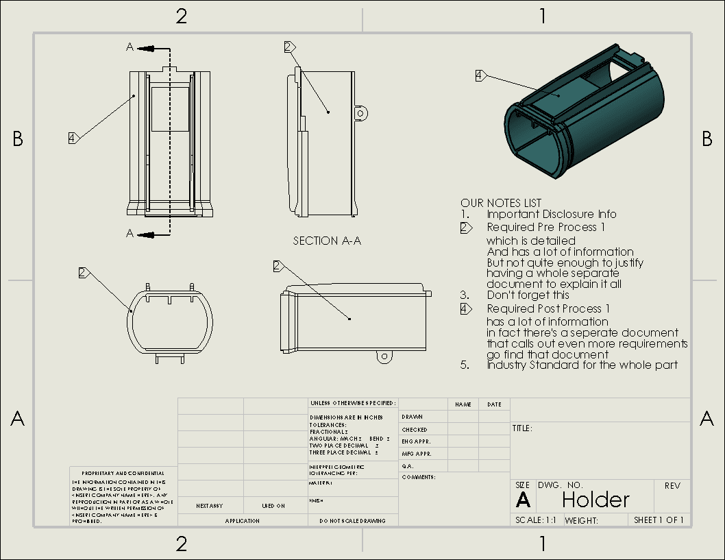 , SOLIDWORKS MBD Flag Notes in the Bank